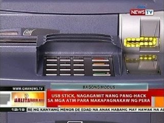 USB stick, nagagamit nang pang-hack sa mga atm para makapagnakaw ng pera