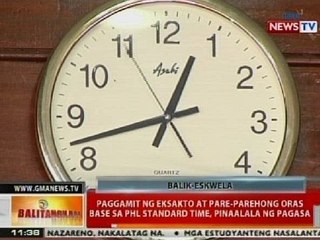 BT: Paggamit ng eksakto at pare-parehong oras base sa PHL Standard Time, pinaalala ng PAGASA