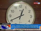 NTG: DOST, ipinaalala ang pag-synchronize ng oras base sa Philippine Standard Time