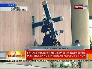 BT: Pahalik sa imahen ng Itim na Nazareno, mas maagang sinimulan ngayong taon