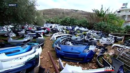 Cisjordanie : le phénomène du recel des voitures destinées à la casse