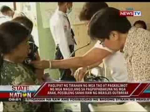 SONA: Ilang nabakunahan kontra-tigdas, nahawaan pa rin ng sakit