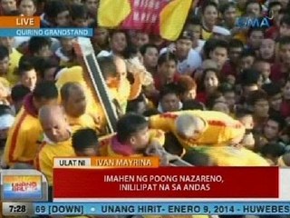 UB: Ivan Mayrina, sasampa sa andas ng Poong Nazareno