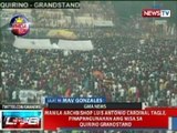NTVL: Manila Archbishop Cardinal Tagle, pinapangunahan ang misa sa Quirino Grandstand
