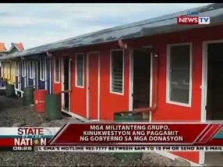 SONA: Mga militanteng grupo, kinukwestyon ang paggamit ng gobyerno sa mga donasyon