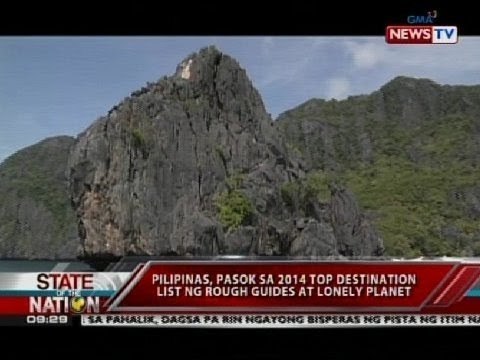 SONA: Pilipinas, pasok sa 2014 Top Destination list ng Rough Guides at Lonely Planet