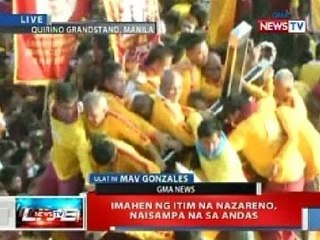 NTVL: Imahen ng Itim na Nazareno, naisampa na sa andas