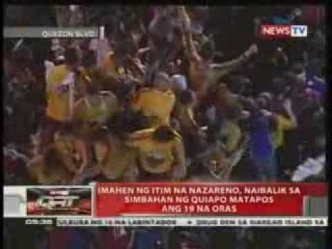 QRT: Imahen ng Itim na Nazareno, naibalik sa simbahan ng Quiapo matapos ang 19 na oras