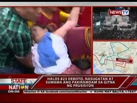 SONA: Halos 823 deboto, nasugatan at sumama ang pakiramdam sa gitna ng prusisyon