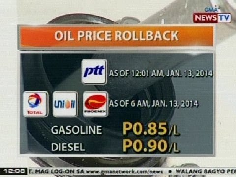 BT: Rollback sa presyo ng ilang produktong petrolyo, ipinatupad ng ilang oil firms