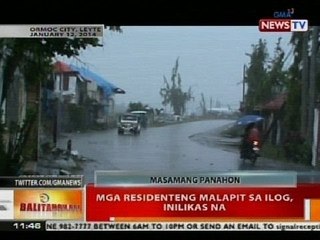 BT: Mga residenteng malapit sa ilog sa Ormoc City, Leyte, inilikas na