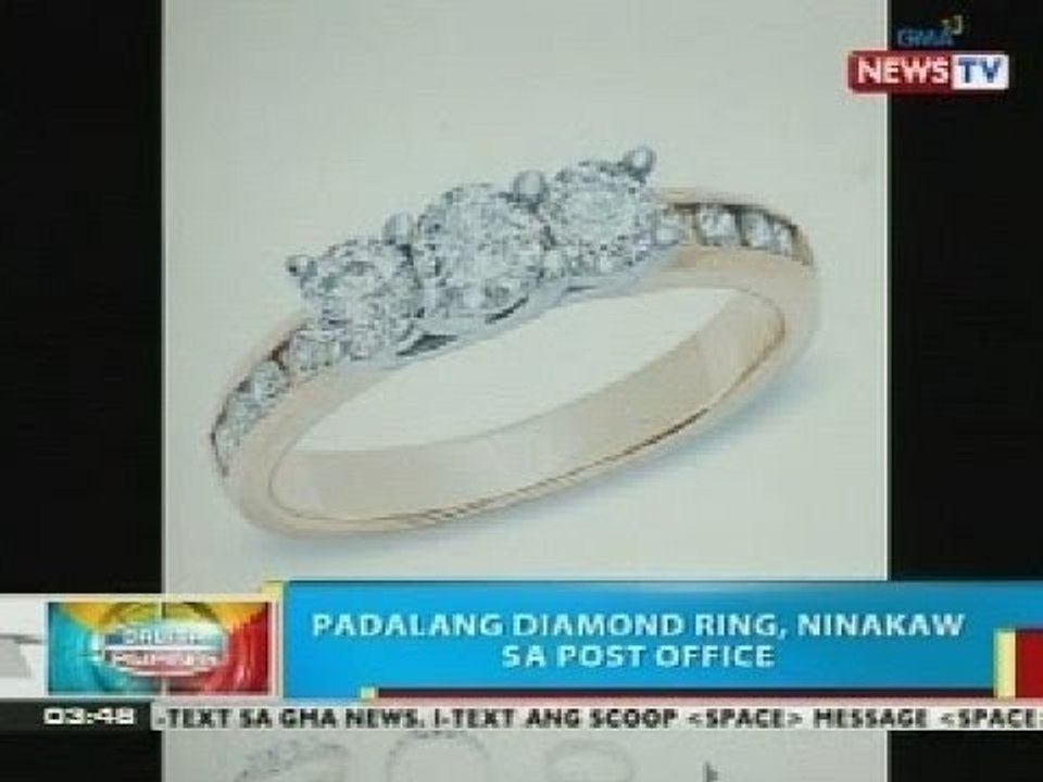 BP: Padalang diamond ring, ninakaw sa post office ng Paombong, Bulacan