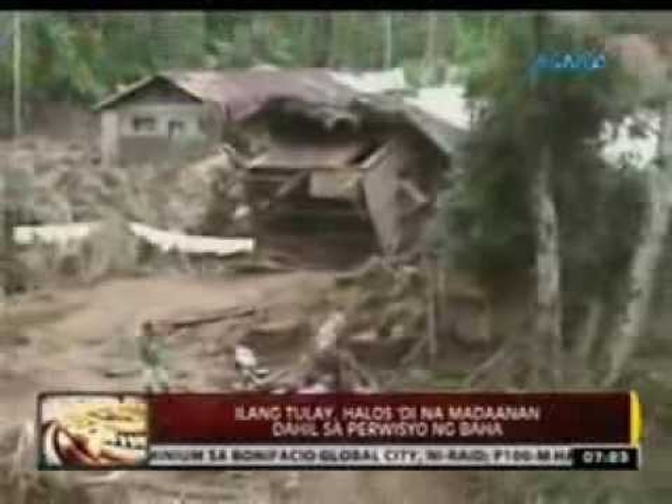 24 Oras: Ilang bahay, tinangay ng umapaw na ilog sa kasagsagan ng ulan