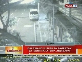 BT: Dalawang suspek sa pagpatay sa isang sapatero, arestado
