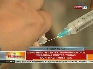 BT: Ilang health center, nauubusan daw ng bakuna kontra tigdas