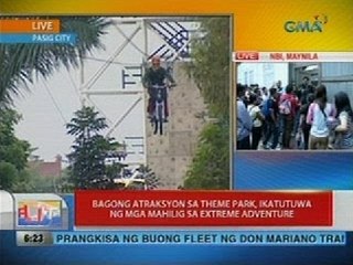 Bagong atraksyon sa theme park, ikatutuwa ng mga mahilig sa extreme adventure