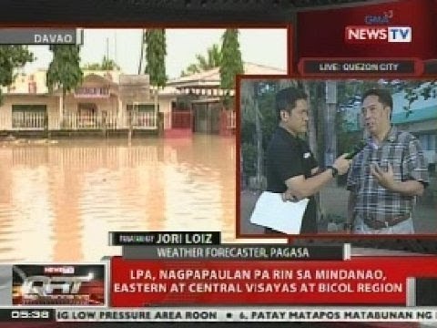 QRT: LPA, nagpapaulan pa rin sa Mindanao, Eastern at Central Visayas at Bicol Region