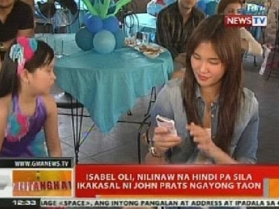 BT: Isabel Oli, nilinaw na hindi pa sila ikakasal ni John Prats ngayong taon