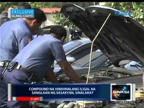 Saksi: Compound sa Imus, Cavite na hinihinalang iligal na sanglaan ng sasakyan, sinalakay