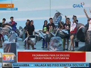 UB: Paghahanda para sa Sinulog Grand Parade, puspusan na