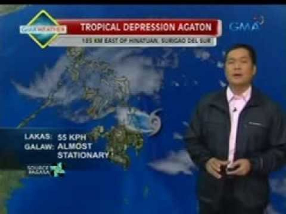 24 Oras: Bagyong Agaton, nagpapaulan sa Visayas at Mindanao