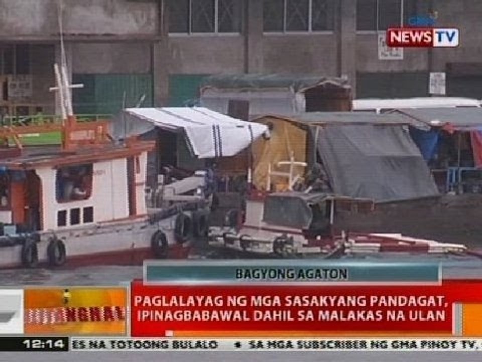 BT: Paglalayag ng mga sasakyang pandagat sa Tacloban, ipinagbabawal dahil sa malakas na ulan