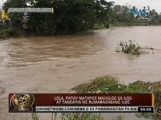 24 Oras: Lola, patay matapos tangayin ng rumaragasang ilog