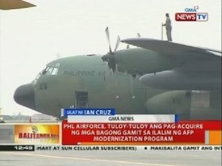 Phl Airforce, tuloy-tuloy ang pag-acquire ng mga bagong gamit sa ilalim ng AFP modernization program