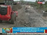 BP: Kalsadang nag-uugnay sa Agusan del Norte at Agusan del Sur, nasira ng pag-ulan