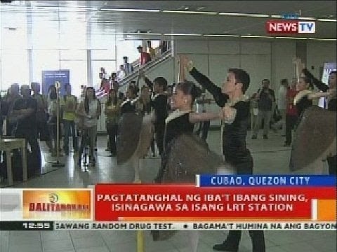 BT: Pagtatanghal ng iba't ibang sining, isinagawa sa isang LRT station