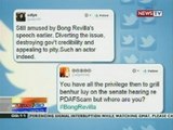 NTG: Privilege speech ni Sen. Bong Revilla umani ng iba't ibang reaksyon sa social media