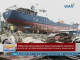 Pagbabalik sa dagat ng barkong sumadsad sa lupa sa Tacloban noong Bagyong Yolanda, sinimulan na