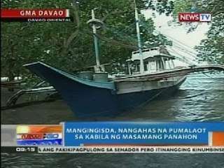 NTG: Mangingisda, nangahas na pumalaot sa kabila ng masamang panahon