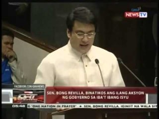 QRT: Sen. Revilla, itinangging sangkot siya sa pork barrel scam