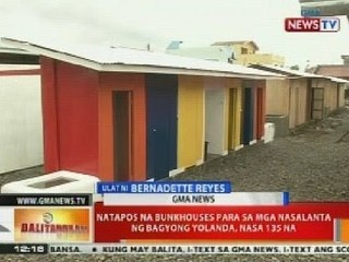 BT: Natapos na bunkhouses, nasa 135 na