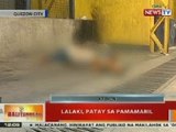 BT: Lalaki, patay sa pamamarail sa QC