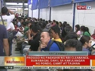 BT: Proseso sa pagkuha ng NBI clearance, bumabagal dahil sa kakulangan ng pondo, gamit at tauhan