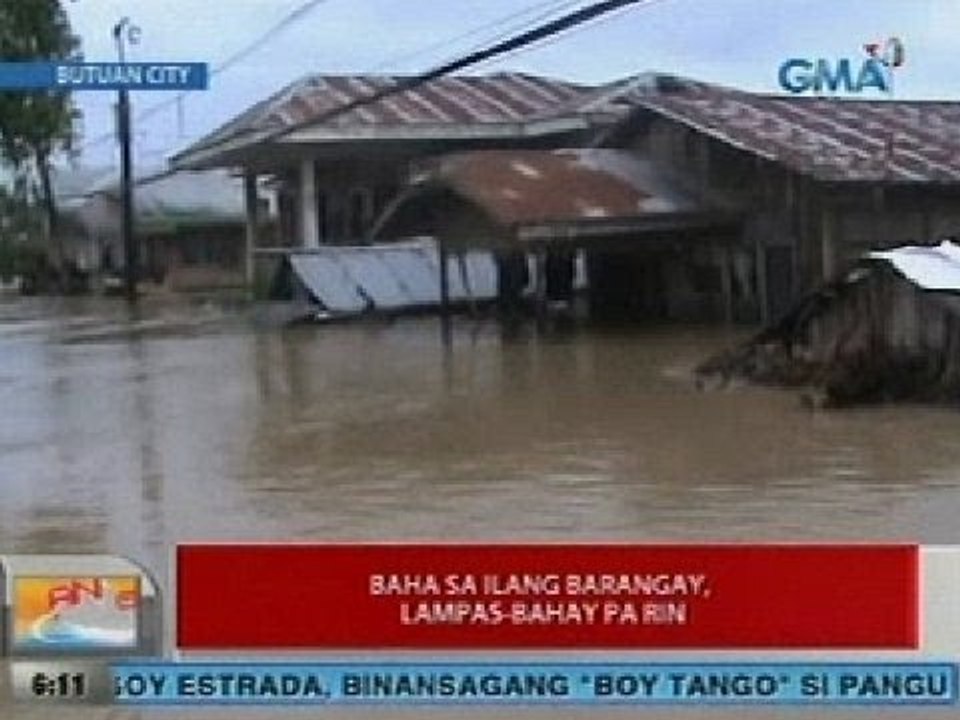 UB: Baha sa ilang barangay sa Butuan City, lampas-bahay pa rin