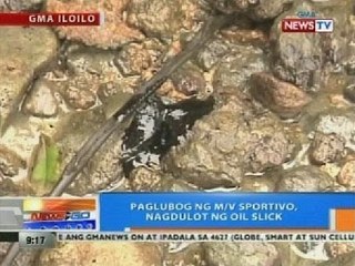 NTG: Paglubog ng M/V Sportivo, nagdulot ng oil slick (Iloilo)