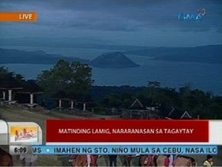 UB: Matinding lamig, nararanasan sa Tagaytay