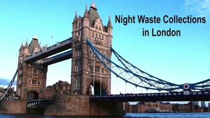 Night Rubbish Collection in London by Vonvil Junk Ltd.