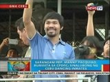 BP: Manny Pacquiao, binista ang Cebu dancing inmates