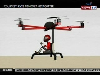 SONA: Pinoy version ng manned multicopter, papausbong
