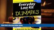 PDF [DOWNLOAD] Everyday Law Kit For Dummies? (For Dummies (Lifestyles Paperback)) READ ONLINE