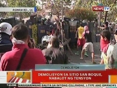 BT: Demolisyon sa Sitio San Roque sa QC, nabalot ng tensyon