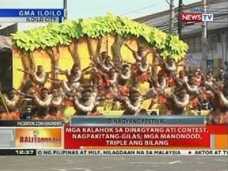 BT: Mga kalahok sa Dinagyang Ati contest, nagpakitang-gilas