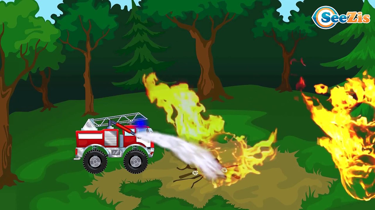 Le Tracteur Jaune et Le Camion pour bébés - Dessin animé français - Voitures Pour Enfants