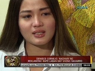 24 Oras: Deniece Cornejo, iginiit na ginahasa siya ni Vhong Navarro