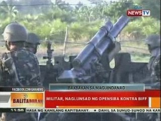 BT: Militar, naglunsan ng opensiba kontra BIFF