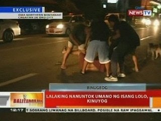 BT: Lalaking nanuntok umano ng isang lolo, kinuyog